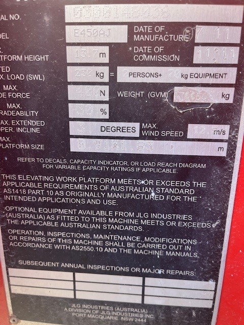Sold - Articulated Boom Lift - View 2